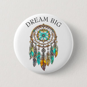 Teal and Brown Dreamcatcher Dream Big Knapp