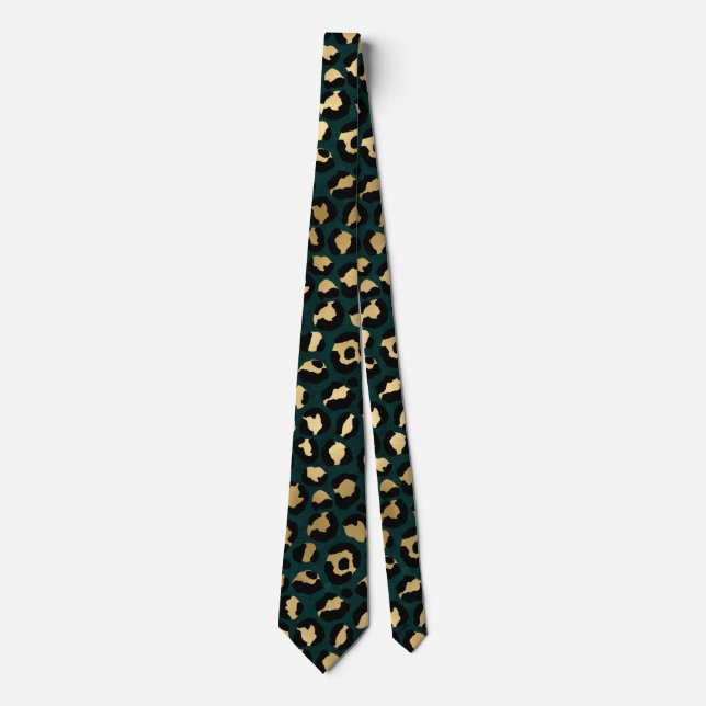 Teal and Guld Leopard Series Design 1 Slips (Framsida)