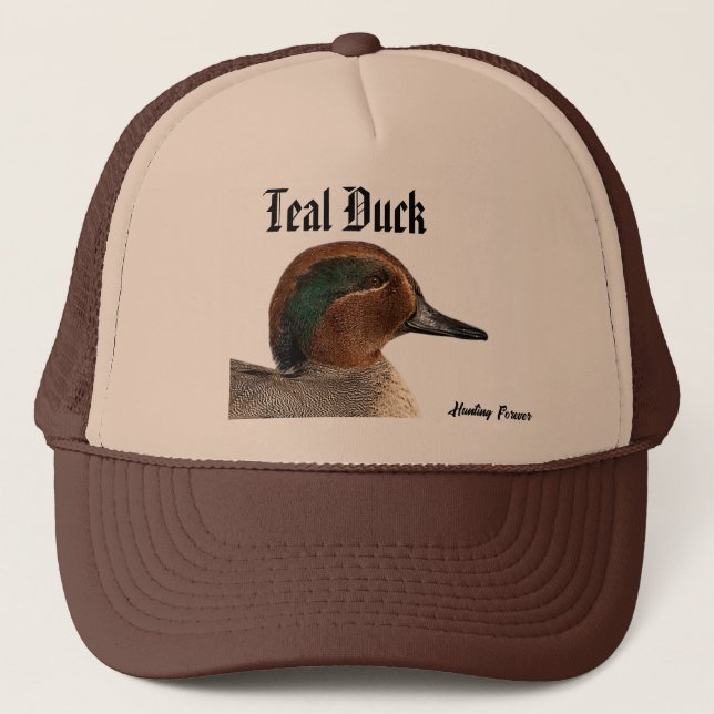 Teal Anka hat Keps (Framsida)