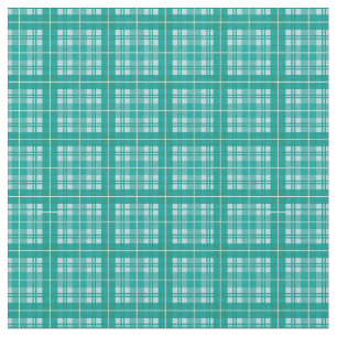 Teal/Aqua Bright Gingham Play Tartan Tyg