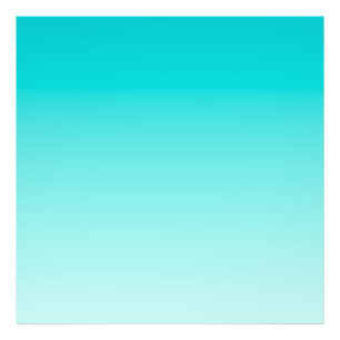 Teal aqua-övertoning fototryck