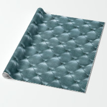 Teal Aquatic Luxury Opulent Tusted Leather VIP