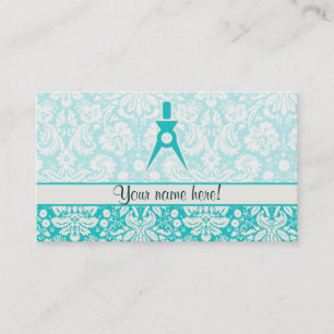 Teal Architect Visitkort