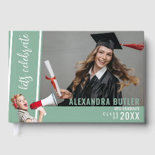Teal Autograph Keepsaki klass 2023 Studenten Gästböcker