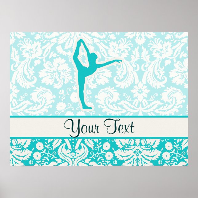 Teal Ballet Poster (Framsidan)