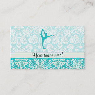 Teal Ballet Visitkort