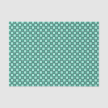 Teal Black Checkerboard Mönster