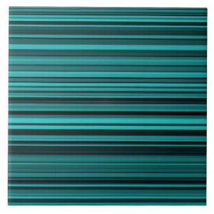 Teal Black Rand Kakelplatta