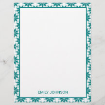 Teal-blommor, eget namn, vitt