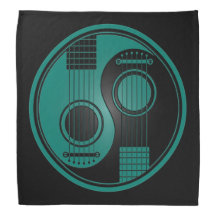 Teal Blue Acoustic Guitars Yin Yang