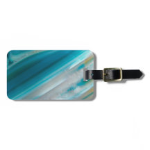 Teal Blue Banded Agate Mönster