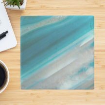 Teal Blue Banded Agate Mönster