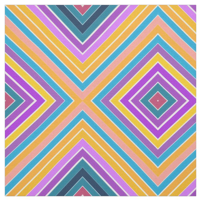 Teal Blue Burgundy och Guld Tyg (Provkarta)