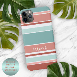 Teal Blue Coral Red Peach Orange White Rand