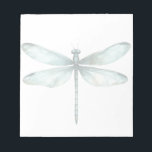 Teal Blue Dragonfly Personlig Note Stationery Anteckningsblock<br><div class="desc">Fler söt Anteckningsblock i Little Bayleigh Store!</div>