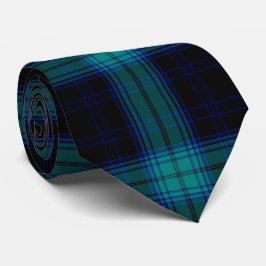 Teal Blue Grönt Blackwatch Tartan Play Flskanals Slips
