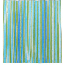 Teal, Blue, Grönt och White Rand Mönster