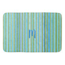 Teal, Blue, Grönt och White Rand Mönster