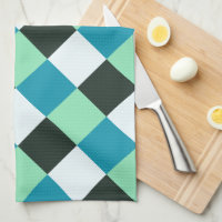 Teal Blue Mint Grönt Kol Vit pålägg