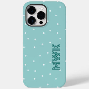 Teal Blue Monogram