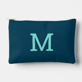 Teal Blue Monogram - första tilläggsmonogram - Mak