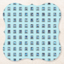 Teal Blue och Golden Gem Modern