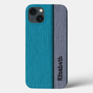 Teal Blue och Grått Professionell Modern