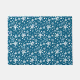 Teal Blue och White jul Snowflake