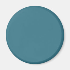 Teal Blue Solid Färg Magnet