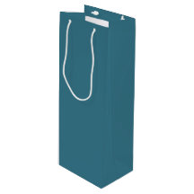 Teal Blue Vin Gift Bag