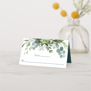 Teal Bouquet - eskort Placeringskort