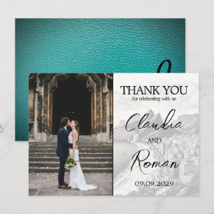Teal Brasilien Passport Tack Kort