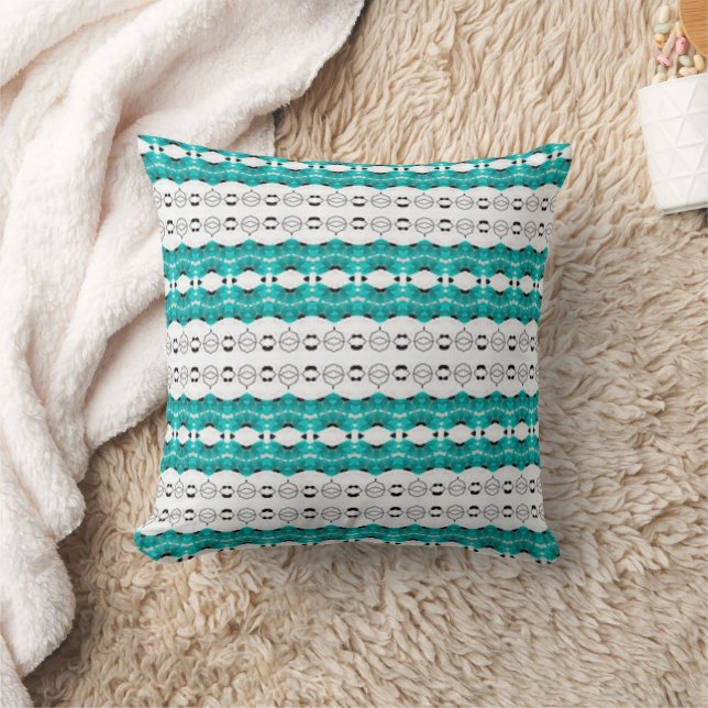 Teal Breakup Kudde (Filt)
