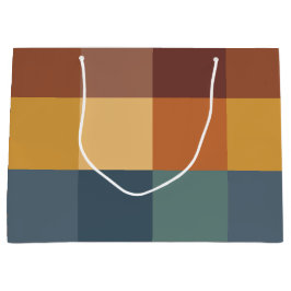 TEAL BROWN ORANGE CREAM BLOCKS