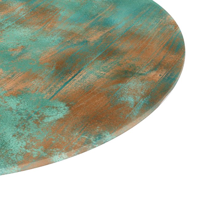 Teal brunestesisk patina inspirerad  (Hörn)