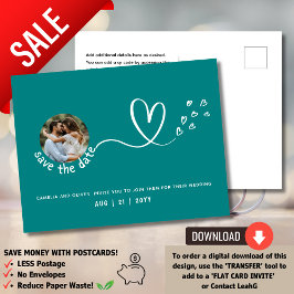 TEAL | Budgeterat? Alternativ för en PHOTO-spara d Vykort