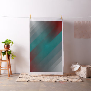 teal burgundy grått rand tyg