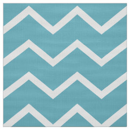 Teal Chevron Klädselstyg Tyg