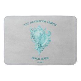 Teal Conch Snäcka Bath Mat Badrumsmatta
