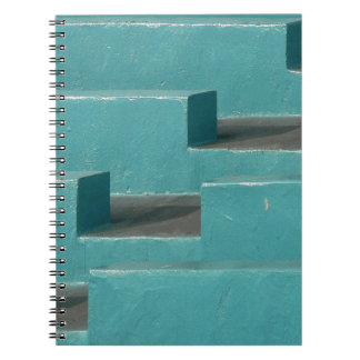 TEAL CONRETE BENCH ANTECKNINGSBOK