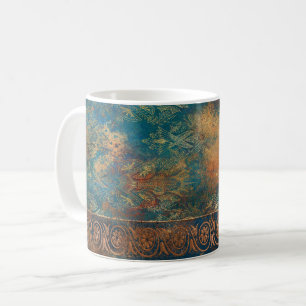 Teal Cooper Patina Turcos Kaffemugg