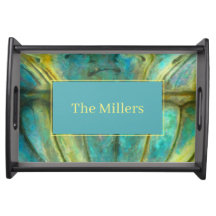 Teal Copper Patina Personlig