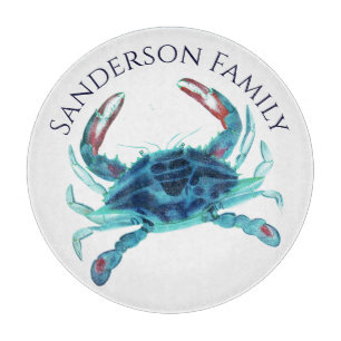 Teal Crab Nautical Boat Namn