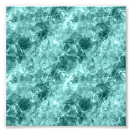 Teal Crumged Struktur Fototryck