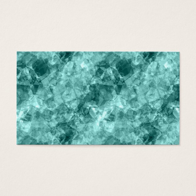 Teal Crumged Struktur Visitkort (Framsidan)