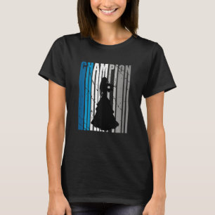 Teal Cute Womens Violin Champion Birthday Coach T Shirt
