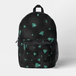 Teal Diamonds (Glitter-titta)