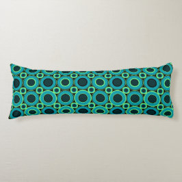 Teal Donut med Mint Cushion Kroppskudde