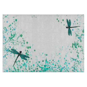 Teal Dragonfly-skärningspåläggning