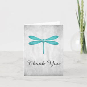 Teal Dragonfly - tackkort